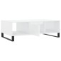 vidaXL Couchtisch Hochglanz-Weiß 104x60x35 cm Holzwerkstoff vidaXL Couchtisch Hochglanz-Weiß 104x60x35 cm Holzwerkstoff