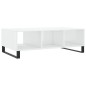 vidaXL Couchtisch Hochglanz-Weiß 104x60x35 cm Holzwerkstoff vidaXL Couchtisch Hochglanz-Weiß 104x60x35 cm Holzwerkstoff
