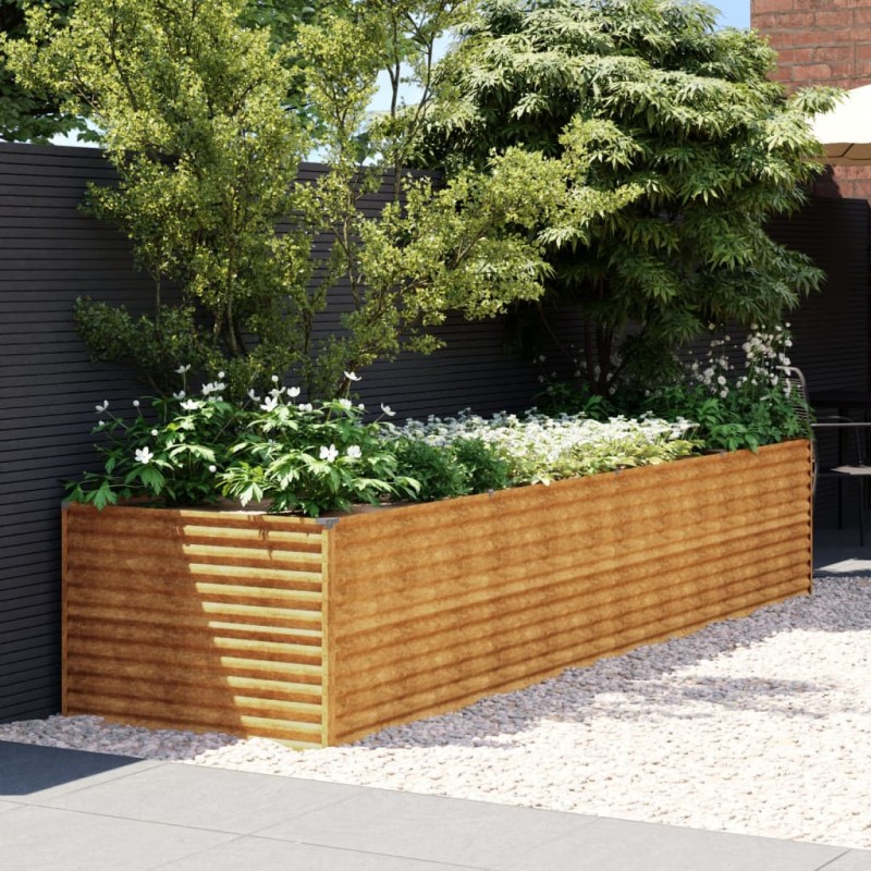 vidaXL Hochbeet 386x100x69 cm Cortenstahl vidaXL Hochbeet 386x100x69 cm Cortenstahl