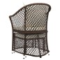 vidaXL 2-tlg. Garten-Lounge-Set mit Kissen Braun Poly Rattan vidaXL 2-tlg. Garten-Lounge-Set mit Kissen Braun Poly Rattan