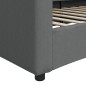 vidaXL Tagesbett Dunkelgrau 90x190 cm Stoff vidaXL Tagesbett Dunkelgrau 90x190 cm Stoff
