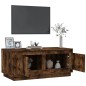 vidaXL Couchtisch Räuchereiche 102x50x44 cm Holzwerkstoff vidaXL Couchtisch Räuchereiche 102x50x44 cm Holzwerkstoff