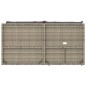 5-tlg. Garten-Lounge-Set mit Kissen Grau Poly Rattan 5-tlg. Garten-Lounge-Set mit Kissen Grau Poly Rattan