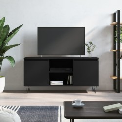 vidaXL TV-Schrank Schwarz 104x35x50 cm Holzwerkstoff