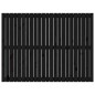 vidaXL Wand-Kopfteil Schwarz 146,5x3x110 cm Massivholz Kiefer vidaXL Wand-Kopfteil Schwarz 146,5x3x110 cm Massivholz Kiefer