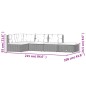 5-tlg. Garten-Lounge-Set mit Kissen Grau Poly Rattan 5-tlg. Garten-Lounge-Set mit Kissen Grau Poly Rattan