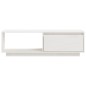 vidaXL TV-Schrank Weiß 110x30x33,5 cm Massivholz Kiefer vidaXL TV-Schrank Weiß 110x30x33,5 cm Massivholz Kiefer
