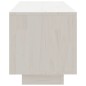 vidaXL TV-Schrank Weiß 110x30x33,5 cm Massivholz Kiefer vidaXL TV-Schrank Weiß 110x30x33,5 cm Massivholz Kiefer