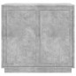 vidaXL Sideboard Betongrau 80x34x75 cm Holzwerkstoff vidaXL Sideboard Betongrau 80x34x75 cm Holzwerkstoff