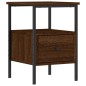 vidaXL Nachttisch Braun Eichen-Optik 34x36x50 cm Holzwerkstoff vidaXL Nachttisch Braun Eichen-Optik 34x36x50 cm Holzwerkstoff