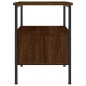 vidaXL Nachttisch Braun Eichen-Optik 34x36x50 cm Holzwerkstoff vidaXL Nachttisch Braun Eichen-Optik 34x36x50 cm Holzwerkstoff