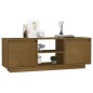 vidaXL TV-Schrank Honigbraun 110x30x40 cm Massivholz Kiefer vidaXL TV-Schrank Honigbraun 110x30x40 cm Massivholz Kiefer
