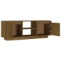 vidaXL TV-Schrank Honigbraun 110x30x40 cm Massivholz Kiefer vidaXL TV-Schrank Honigbraun 110x30x40 cm Massivholz Kiefer