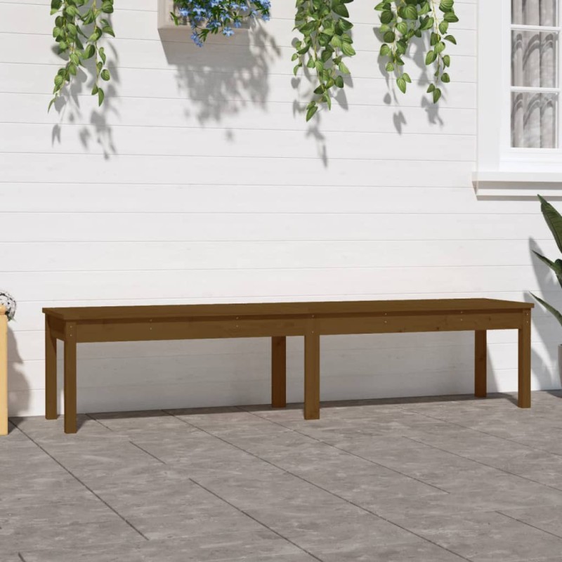 vidaXL Gartenbank 2-Sitzer Honigbraun 203,5x44x45 cm Massivholz Kiefer vidaXL Gartenbank 2-Sitzer Honigbraun 203,5x44x45 cm Massivholz Kiefer