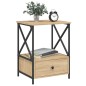 vidaXL Nachttische 2 Stk. Sonoma-Eiche 50x41x65 cm Holzwerkstoff vidaXL Nachttische 2 Stk. Sonoma-Eiche 50x41x65 cm Holzwerkstoff