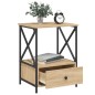 vidaXL Nachttische 2 Stk. Sonoma-Eiche 50x41x65 cm Holzwerkstoff vidaXL Nachttische 2 Stk. Sonoma-Eiche 50x41x65 cm Holzwerkstoff