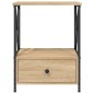 vidaXL Nachttische 2 Stk. Sonoma-Eiche 50x41x65 cm Holzwerkstoff vidaXL Nachttische 2 Stk. Sonoma-Eiche 50x41x65 cm Holzwerkstoff