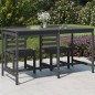 vidaXL Gartentisch Grau 203,5x90x110 cm Massivholz Kiefer vidaXL Gartentisch Grau 203,5x90x110 cm Massivholz Kiefer