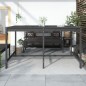 vidaXL Gartentisch Grau 203,5x90x110 cm Massivholz Kiefer vidaXL Gartentisch Grau 203,5x90x110 cm Massivholz Kiefer