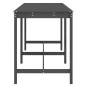 vidaXL Gartentisch Grau 203,5x90x110 cm Massivholz Kiefer vidaXL Gartentisch Grau 203,5x90x110 cm Massivholz Kiefer