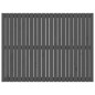 vidaXL Wand-Kopfteil Grau 146,5x3x110 cm Massivholz Kiefer