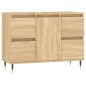 vidaXL Badschrank Sonoma-Eiche 80x33x60 cm Holzwerkstoff vidaXL Badschrank Sonoma-Eiche 80x33x60 cm Holzwerkstoff