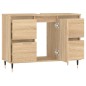 vidaXL Badschrank Sonoma-Eiche 80x33x60 cm Holzwerkstoff vidaXL Badschrank Sonoma-Eiche 80x33x60 cm Holzwerkstoff