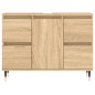 vidaXL Badschrank Sonoma-Eiche 80x33x60 cm Holzwerkstoff vidaXL Badschrank Sonoma-Eiche 80x33x60 cm Holzwerkstoff