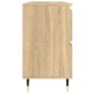 vidaXL Badschrank Sonoma-Eiche 80x33x60 cm Holzwerkstoff vidaXL Badschrank Sonoma-Eiche 80x33x60 cm Holzwerkstoff