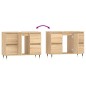 vidaXL Badschrank Sonoma-Eiche 80x33x60 cm Holzwerkstoff vidaXL Badschrank Sonoma-Eiche 80x33x60 cm Holzwerkstoff