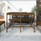 vidaXL Gartentisch Honigbraun 159,5x82,5x110 cm Massivholz Kiefer vidaXL Gartentisch Honigbraun 159,5x82,5x110 cm Massivholz Kiefer
