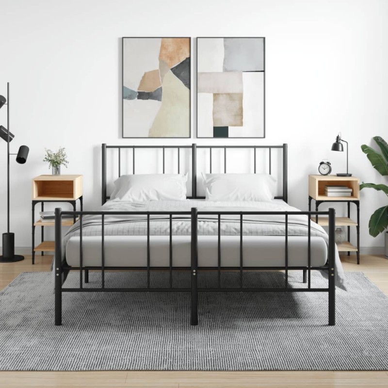 vidaXL Nachttische 2 Stk. Sonoma-Eiche 35x34,5x70 cm Holzwerkstoff vidaXL Nachttische 2 Stk. Sonoma-Eiche 35x34,5x70 cm Holzwerkstoff