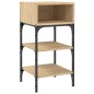 vidaXL Nachttische 2 Stk. Sonoma-Eiche 35x34,5x70 cm Holzwerkstoff vidaXL Nachttische 2 Stk. Sonoma-Eiche 35x34,5x70 cm Holzwerkstoff