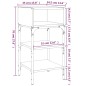 vidaXL Nachttische 2 Stk. Sonoma-Eiche 35x34,5x70 cm Holzwerkstoff vidaXL Nachttische 2 Stk. Sonoma-Eiche 35x34,5x70 cm Holzwerkstoff