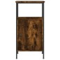 vidaXL Nachttisch Räuchereiche 41x31x80 cm Holzwerkstoff vidaXL Nachttisch Räuchereiche 41x31x80 cm Holzwerkstoff