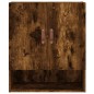 vidaXL Wandschrank Räuchereiche 60x31x70 cm Holzwerkstoff