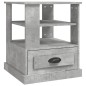 vidaXL Beistelltisch Betongrau 50x50x60 cm Holzwerkstoff vidaXL Beistelltisch Betongrau 50x50x60 cm Holzwerkstoff