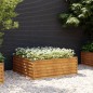 vidaXL Hochbeet 100x100x36 cm Cortenstahl vidaXL Hochbeet 100x100x36 cm Cortenstahl