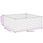 vidaXL Hochbeet 100x100x36 cm Cortenstahl vidaXL Hochbeet 100x100x36 cm Cortenstahl