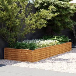 vidaXL Hochbeet 291x100x36 cm Cortenstahl