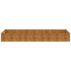vidaXL Hochbeet 291x100x36 cm Cortenstahl