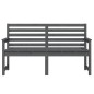 vidaXL Gartenbank Grau 159,5x48x91,5 cm Massivholz Kiefer vidaXL Gartenbank Grau 159,5x48x91,5 cm Massivholz Kiefer