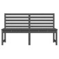vidaXL Gartenbank Grau 157,5 cm Massivholz Kiefer vidaXL Gartenbank Grau 157,5 cm Massivholz Kiefer