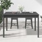 vidaXL Gartentisch Grau 121x82,5x76 cm Massivholz Kiefer vidaXL Gartentisch Grau 121x82,5x76 cm Massivholz Kiefer