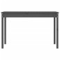 vidaXL Gartentisch Grau 121x82,5x76 cm Massivholz Kiefer vidaXL Gartentisch Grau 121x82,5x76 cm Massivholz Kiefer