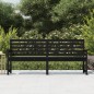 vidaXL Gartenbank Schwarz 203,5x48x91,5 cm Massivholz Kiefer vidaXL Gartenbank Schwarz 203,5x48x91,5 cm Massivholz Kiefer