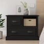 vidaXL Nachttisch Schwarz 60x39x45 cm vidaXL Nachttisch Schwarz 60x39x45 cm