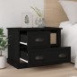 vidaXL Nachttisch Schwarz 60x39x45 cm vidaXL Nachttisch Schwarz 60x39x45 cm