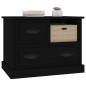 vidaXL Nachttisch Schwarz 60x39x45 cm vidaXL Nachttisch Schwarz 60x39x45 cm