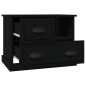 vidaXL Nachttisch Schwarz 60x39x45 cm vidaXL Nachttisch Schwarz 60x39x45 cm